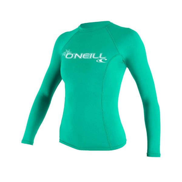 ONeill BASIC 50+ Long Sleeve Womens Green Rashguard 2019