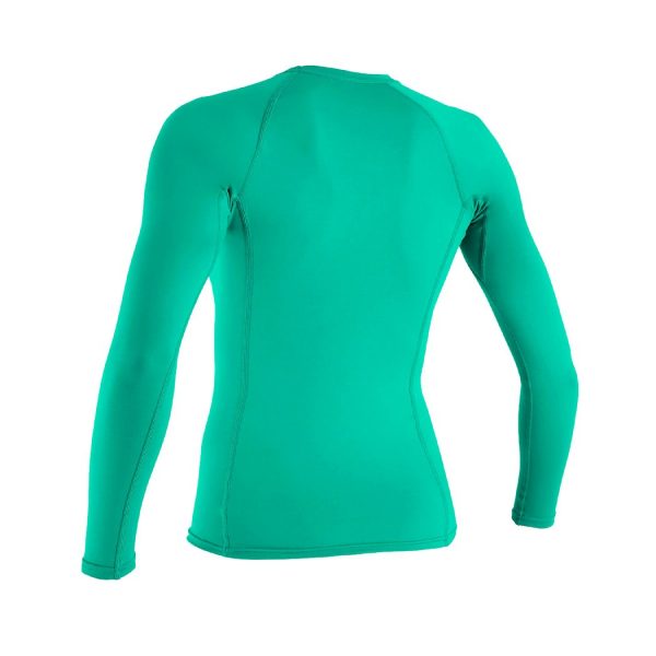 ONeill BASIC 50+ Long Sleeve Womens Green Rashguard 2019