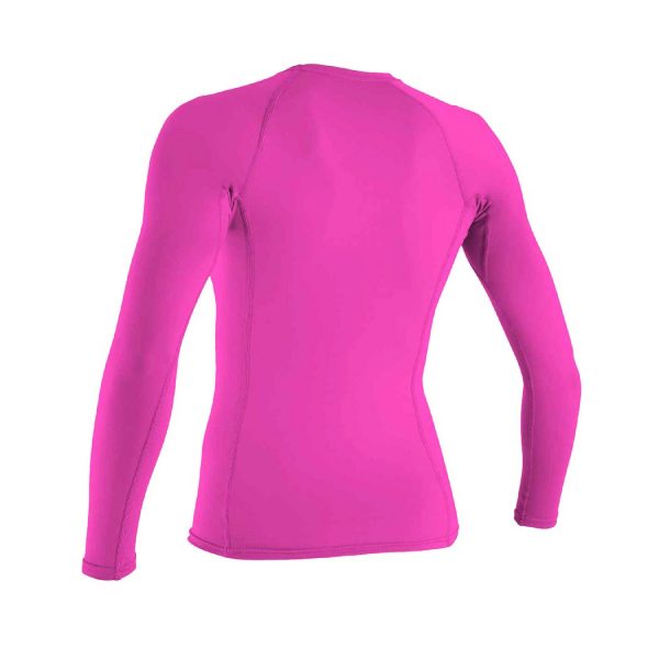 ONeill BASIC 50+ Long Sleeve Womens Pink Rashguard 2019