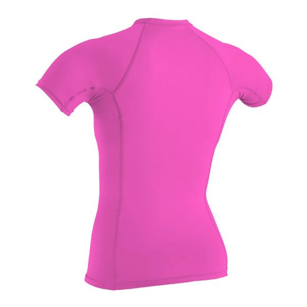 ONeill BASIC 50+ Short Sleeve Womens Pink Rashguard 2019