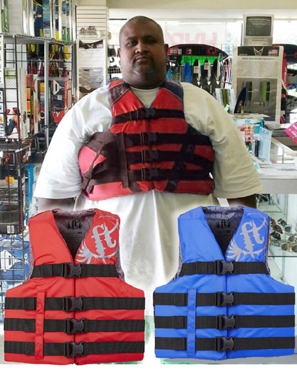 Discount Life Jacket - Full Throttle Oversized Life Vest up to 7XL 70 Chest