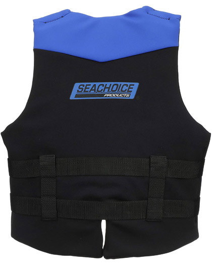 Seachoice Blue/Black Mens Neoprene Life Vest Discount Life Jacket
