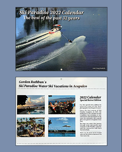 Gordon Rathbun Water Ski Calendar 2022