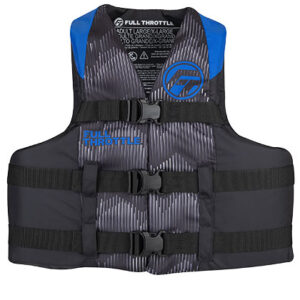 Full Throttle Oversized Nylon Life Vest 7XL 70" Chest 2024 Blue